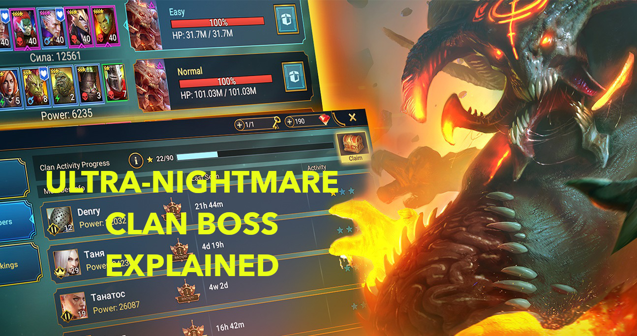 Pushing through Ultra-Nightmare Clan Boss